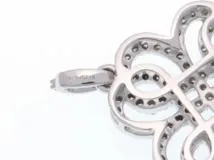 JEWELRY ノンブランドジュエリー ダイヤモンド ペンダントトップ キー K18WG D1.18ct 9.0g【434】