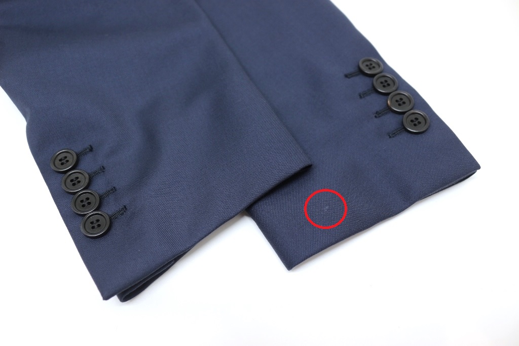 Dior ディオール セットアップスーツ メンズ44R ネイビー ウール Dior ディオール セットアップスーツ メンズ44R ネイビー ウール