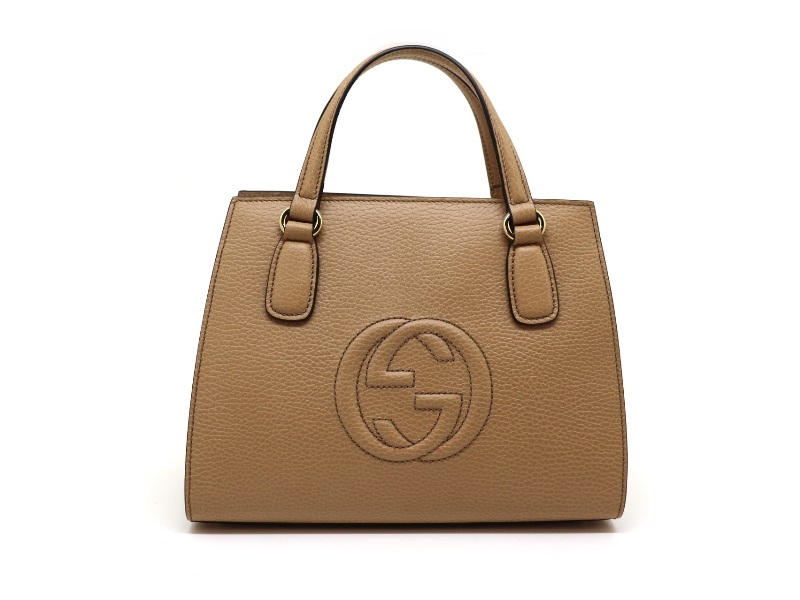 GUCCI グッチ ソーホー インターロッキングG バッグ 607722 CAO0G ローズベージュ 2WAYハンドバッグ  2120000293634【200】 の購入なら「質」の大黒屋（公式）