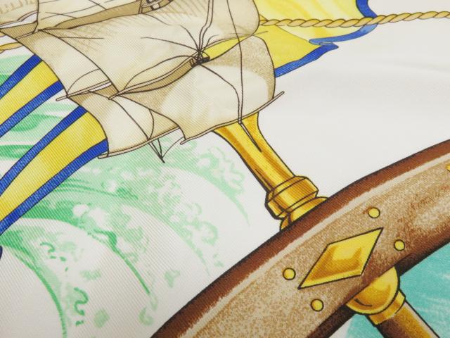 HERMES エルメス スカーフ カレ90 風よ吹け Viva le vent シルク