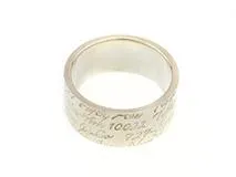 TIFFANY＆CO ティファニー ノーツワイドリング 指輪 SV シルバー 約11g