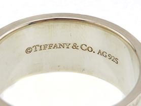 TIFFANY＆CO ティファニー ノーツワイドリング 指輪 SV シルバー 約11g 約21.5号 2143200538169【207】  の購入なら「質」の大黒屋（公式）