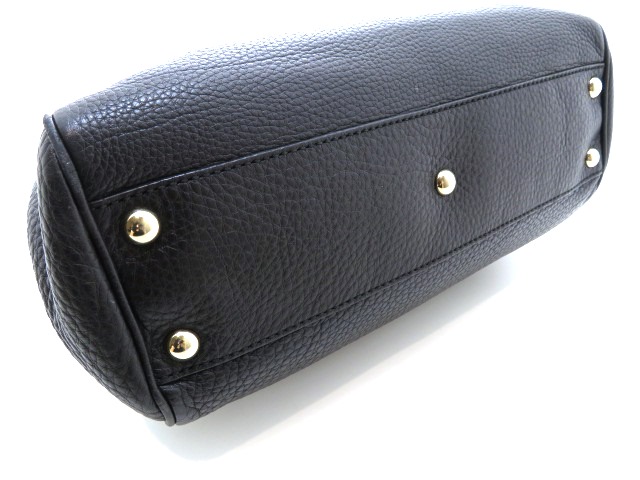GUCCI グッチ バッグ バンブー2WAYバッグ ブラック カーフ 【205 GUCCI グッチ バッグ バンブー2WAYバッグ ブラック カーフ 【205