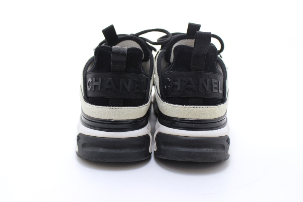 CHANEL シャネル ココマークスニーカー メンズ43（約28cm） ホワイト