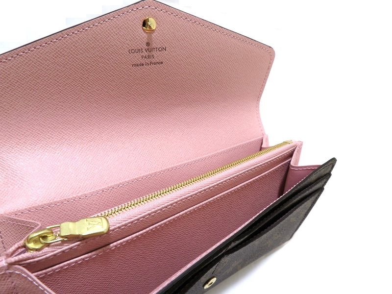 正規品 モノグラム ポルトフォイユ サラ ローズバレリーヌ♡ ICチップ搭載 新型✨ICチップ ルイヴィトン モノグラムリバース