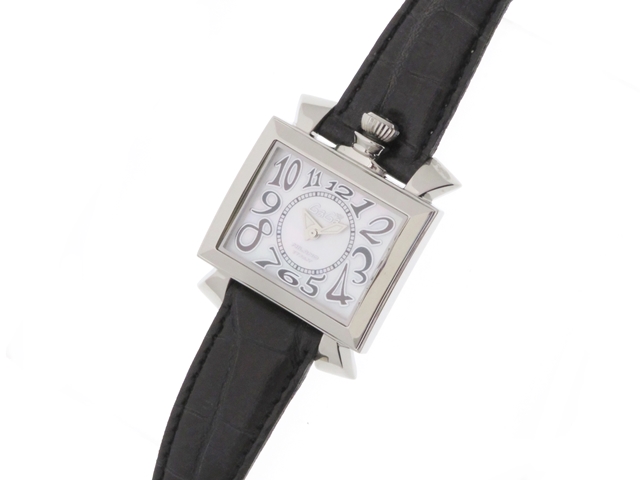 GaGa MILANO　ガガミラノ　時計　ナポレオン　6030.5　クォーツ　シェル文字盤　ステンレス　【437】