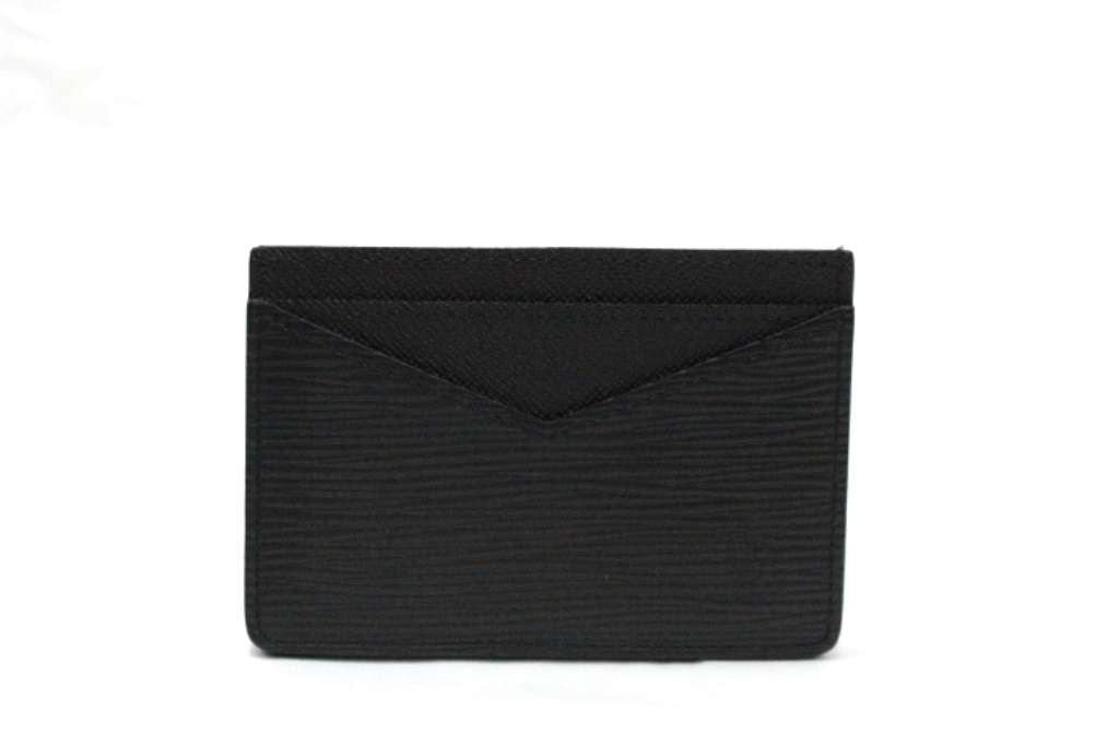 Louis Vuitton Neo card holder Epi leather M67210 Black