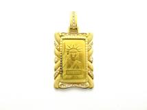 JEWELRY　ジュエリー　トップ　インゴット　K18　K24　D0.35　ダイヤモンド　約34.1g　2147400238058　【432】