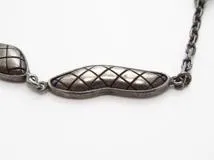 BOTTEGA VENETA　ボッテガ・ヴェネタ　イントレチャートブレスレット　SV925　シルバー　約16.5g　約21cm　2143000650474　【432】