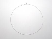 JEWELRY　ジュエリー　ネックレス　K18WG　ホワイトゴールド　約0.8g　2147200474472　【432】