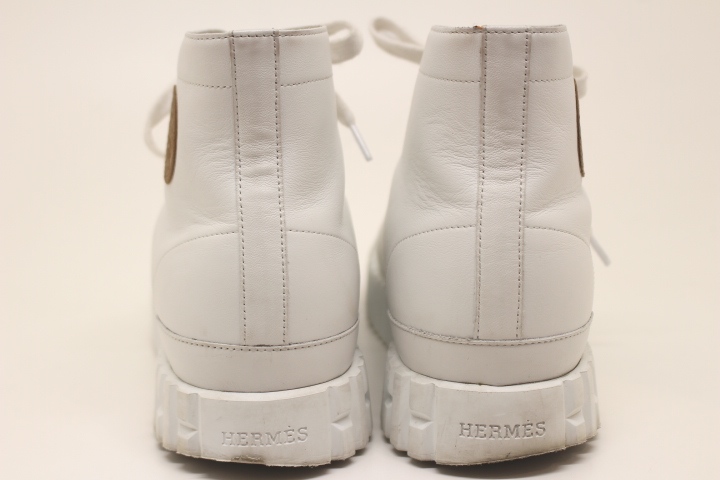 HERMES エルメス 靴 クライム スニーカー レディース38 ホワイト