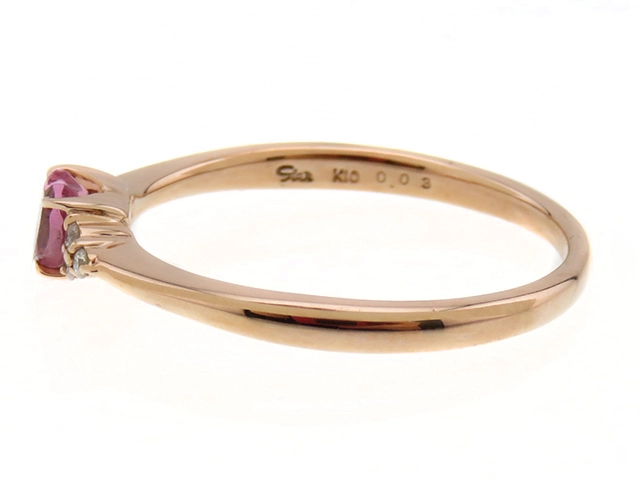 STAR JEWELRY　スタージュエリー　リング　2JR0297　指輪　ピンクトルマリン　ダイヤモンド　ピンクゴールド　K10PG　D0.03　約1.4g　9号　2143500268681【207】