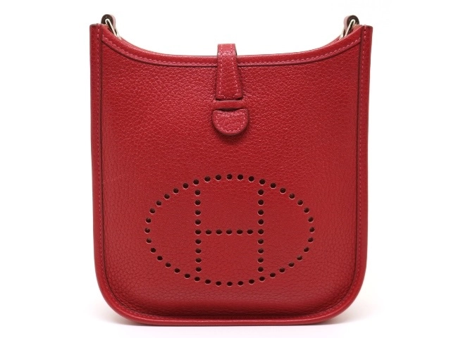 HERMES エルメス エヴリンTPM ショルダーバッグ アマゾン ルージュ