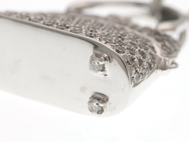 JEWELRY ノンブランド ペンダント トップ K18 ホワイトゴールド ダイヤモンド 1.25カラット 11.0g【473】