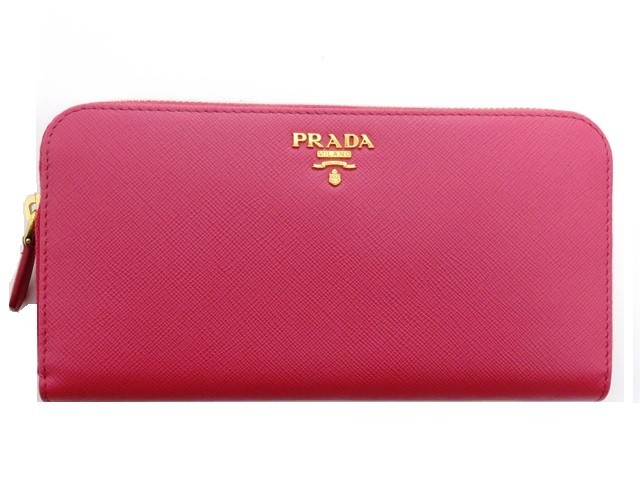 PRADA プラダ ラウンド長財布 ピンクサフィアーノ【432】 の購入