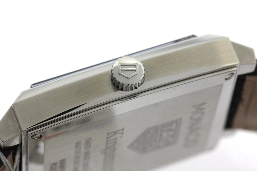 TAG HEUER タグホイヤー 腕時計 モナコ レディ キングスマン WAW131C.FC6419 ブラウン文字盤 スティール/革 クォーツ【432】2148103901058