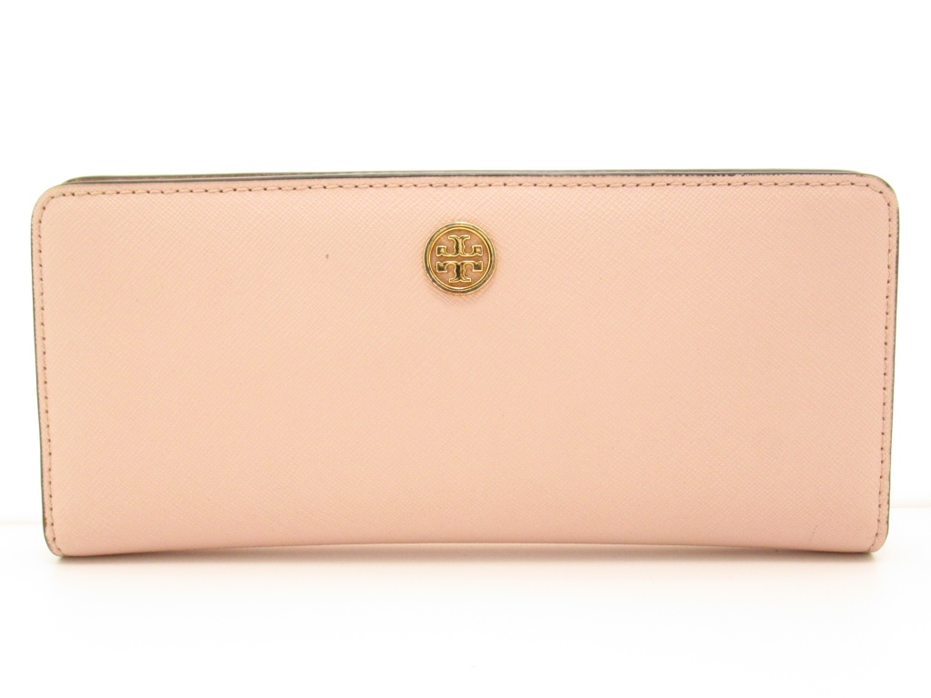 TORY BURCH トリーバーチ ロビンソン スリムウォレット ピンク