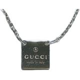 GUCCI　グッチ　トレードマークスクエア　ネックレス　SV　約6.1g　2147100562798【208】