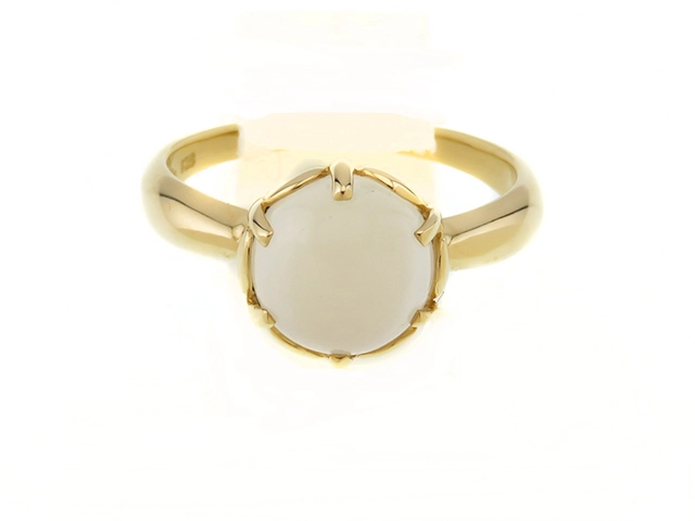 JEWELRY　ジュエリー　リング　K18　ムーンストーン　約3.4ｇ　11号　2143500265154　【472】H