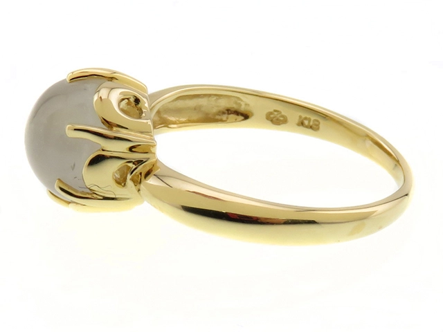 JEWELRY　ジュエリー　リング　K18　ムーンストーン　約3.4ｇ　11号　2143500265154　【472】H