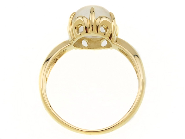 JEWELRY　ジュエリー　リング　K18　ムーンストーン　約3.4ｇ　11号　2143500265154　【472】H
