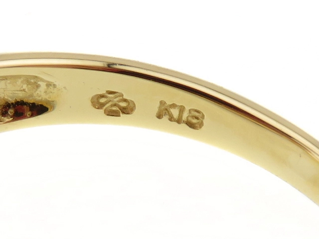 JEWELRY　ジュエリー　リング　K18　ムーンストーン　約3.4ｇ　11号　2143500265154　【472】H