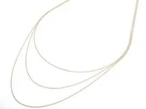JEWELRY ノンブランドジュエリー チェーン ネックレス K18YG 7.7g【434】