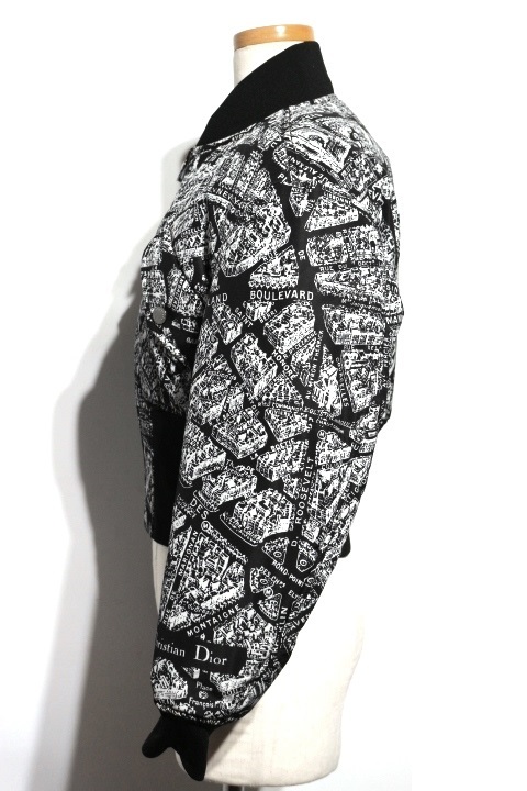 Dior ディオール 衣類 クロップド ボンバージャケット レディース34 ブラック ポリエステル Plan de Paris  327C14A2767_X9330 参考定価￥500,000- 2148103540967 【200】 の購入なら「質」の大黒屋（公式）