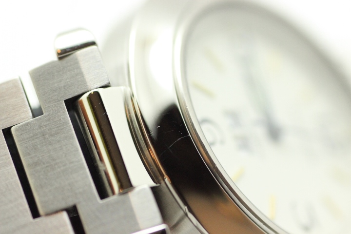 Cartier カルティエ パシャC ボーイズ 時計 自動巻き W31015M7 ホワイト文字盤 SS【472】HU
