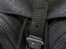 GUCCI グッチ リュックサック GGバッグパック ブラック ナイロン