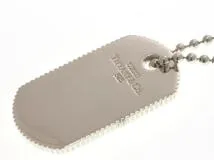 TIFFANY＆CO ティファニー ネックレス ドッグタグ ペンダント 925