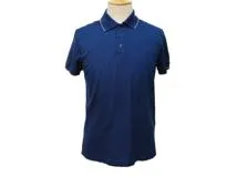 Berluti ベルルッティ カリグラフィ ポロシャツ ブルー ベルルッティ カリグラフィ コットン ポロシャツ S メンズ