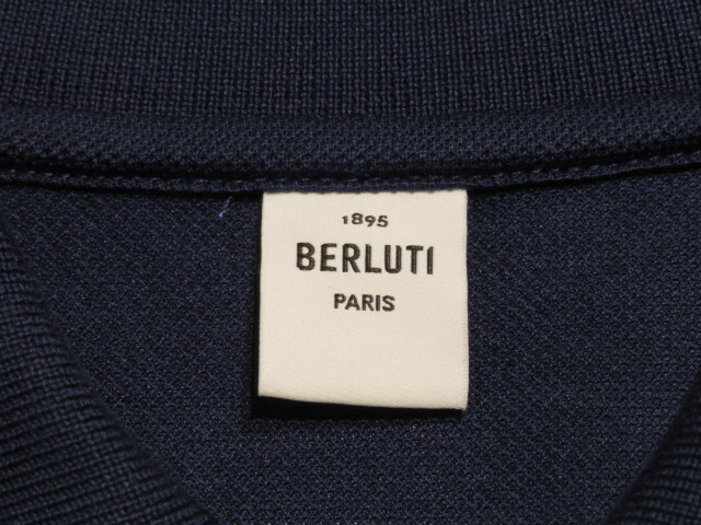 Berluti ベルルッティ ポロシャツ メンズXS ネイビー コットン