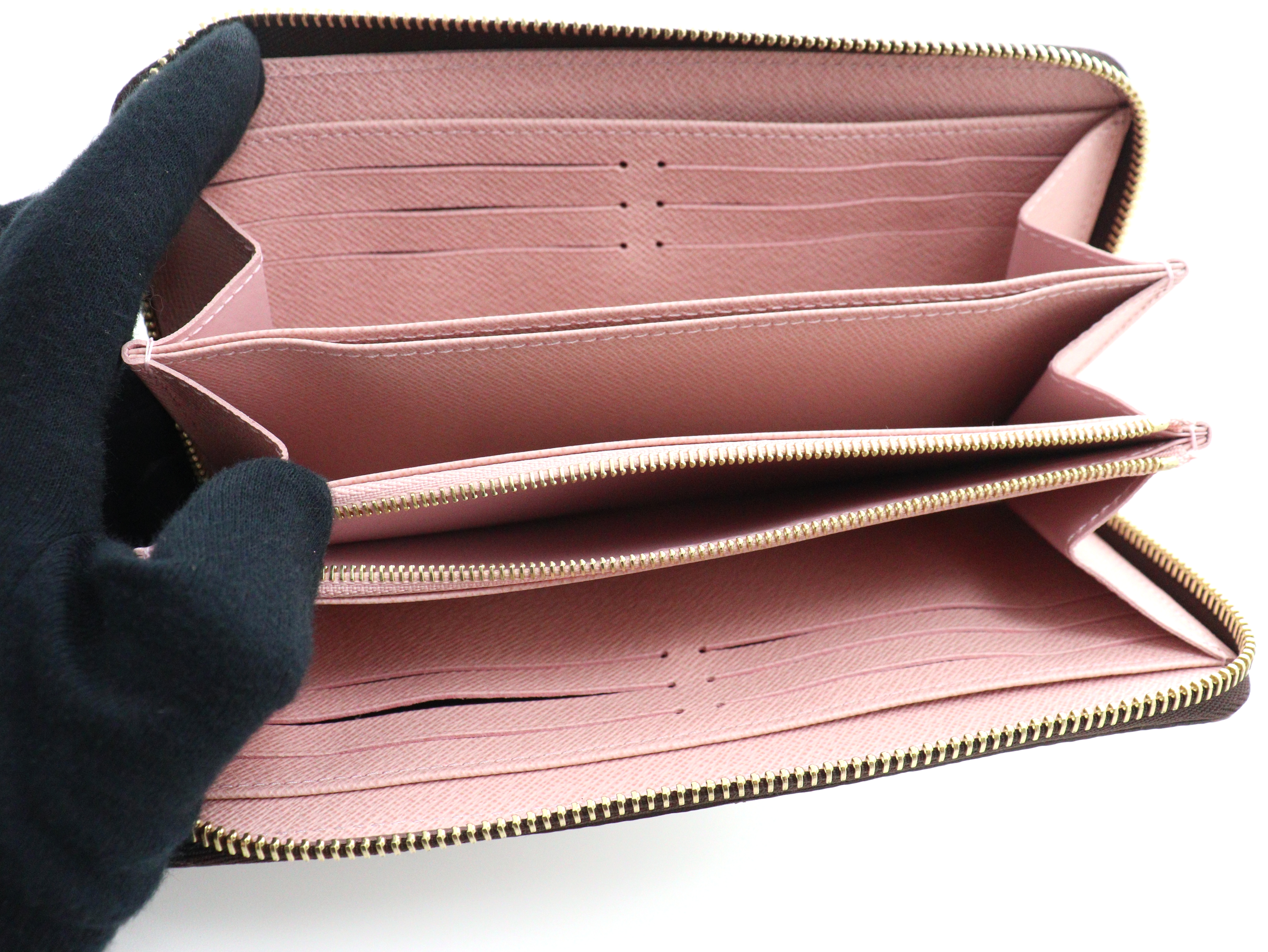 LOUIS VUITTON ジッピーウォレットモノグラムローズバレリーヌ付属品付 LOUIS VUITTON ルイ・ヴィトン ジッピー・ウォレット モノグラム