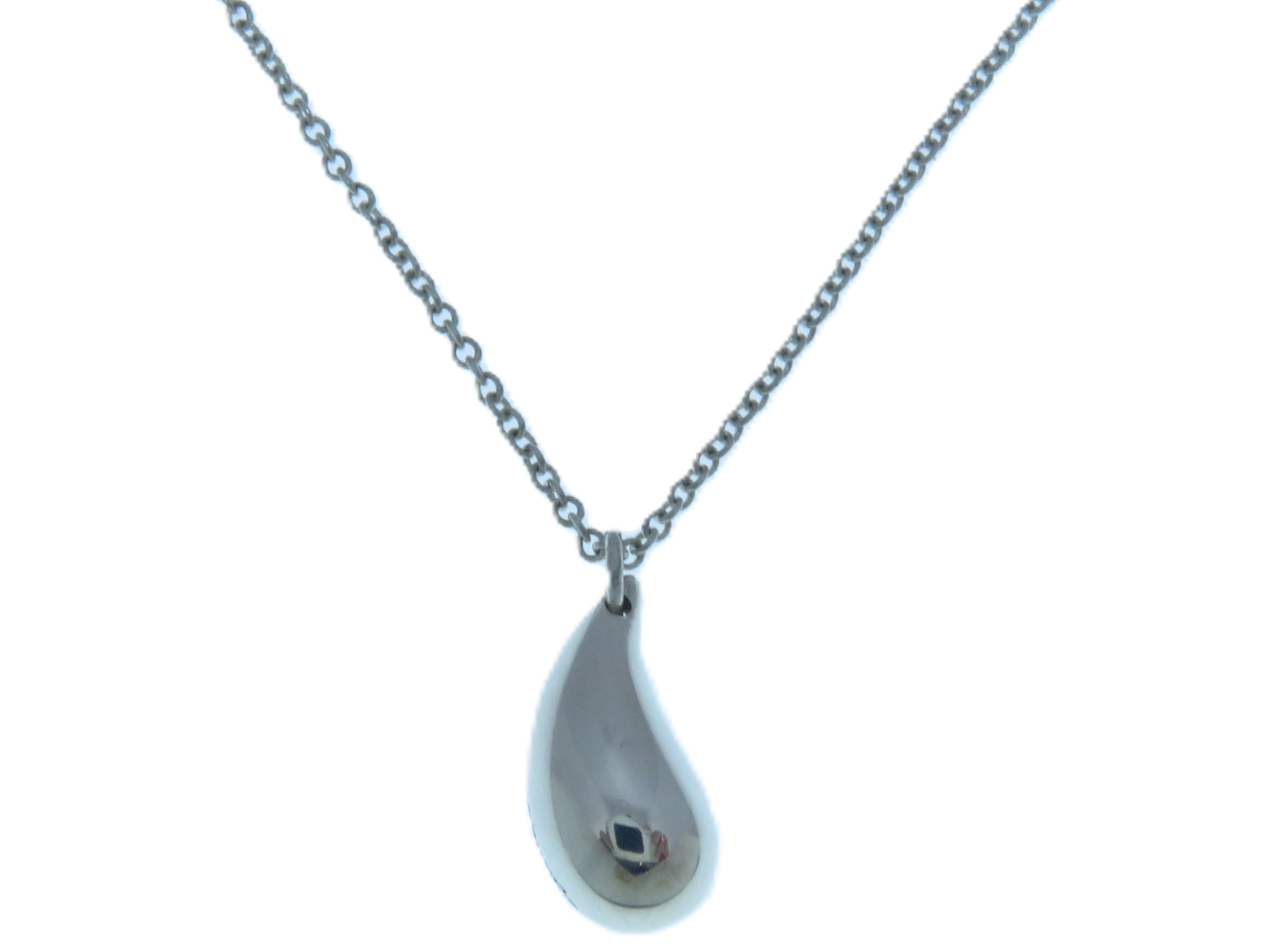 TIFFANY&CO ティファニー ネックレス ティアドロップ シルバー