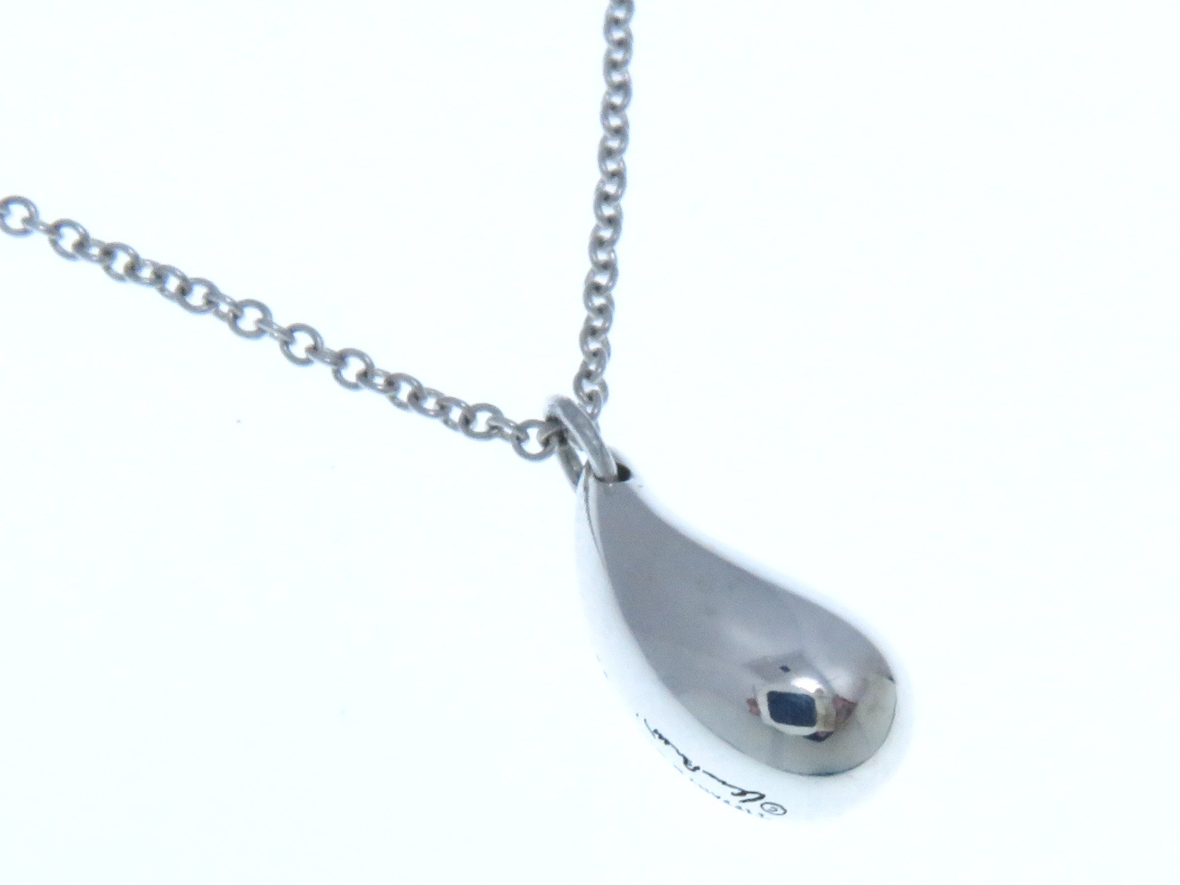 TIFFANY&CO ティファニー ネックレス ティアドロップ シルバー