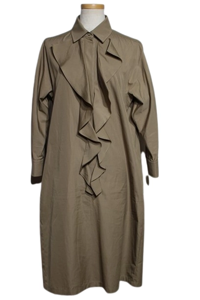 現行品 MaxMara エスマックスマーラ リネン100ワンピース 洗える 36 S MAXMARA MAX MARA エス マックスマーラ シャツワンピース