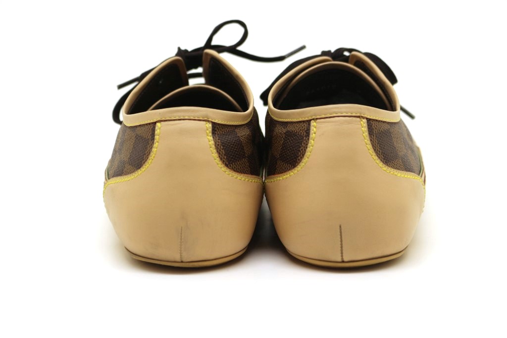 ルイヴィトン スウェードレザー シューズ 9.5ダミエ ダークブラウン メンズ ルイヴィトン スウェードレザー シューズ 9.5ダミエ ダークブラウン