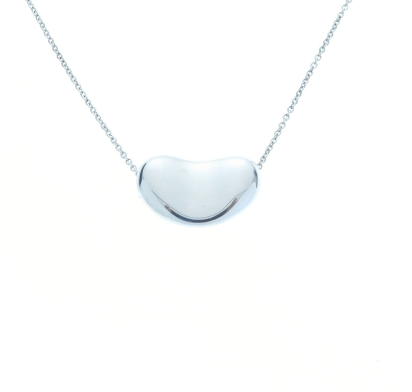 箱付 Tiffany&Co ティファニー ビーン ビーンズ ネックレス シルバー
