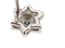 JEWELRY　ジュエリー　ピアス　K18WGダイヤモンド0.15ctずつ　約0.8g　2141300397440【207】