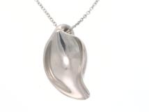 TIFFANY&CO ティファニー ジュエリー ネックレス リーフ ペンダント 925 シルバー 3.7g【473】