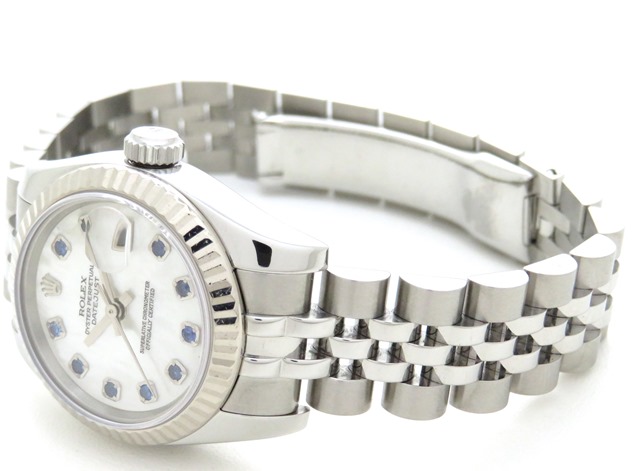 ROLEX ロレックス 179174 デイトジャスト ホワイトローマ 腕時計