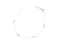 AHKAH　アーカー　ヌーディードロップ　ブレスレット　K18ゴールド　ダイヤモンド　D0.25ct　約0.9g【431】2143100530287