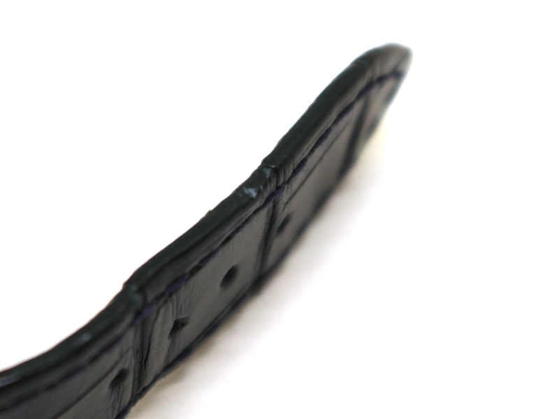 Cartier カルティエ サントスデュモンLM　WSSA0022　シルバー文字盤　ステンレススチール　ブルー　革ベルト　クォーツ　メンズ　腕時計　K