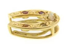 JEWELRY　ジュエリー　トップ　K18　色石　ダイヤモンド0.06ct　約1.4g　2120500194752【472】HA
