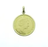 JEWELRY　ノンブランドジュエリー　貴金属・宝石　コイントップ　K24イエローゴールド/K18イエロゴールド　約3.7g　2143600381891　【205】