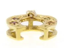 JEWELRY　ジュエリー　トップ　K18　色石　ダイヤモンド0.06ct　約1.4g　2120500194752【472】HA