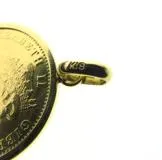 JEWELRY　ノンブランドジュエリー　貴金属・宝石　コイントップ　K24イエローゴールド/K18イエロゴールド　約3.7g　2143600381891　【205】