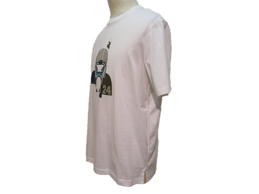 HERMES エルメス クォーターバッシュTシャツ メンズM ホワイト HERMES エルメス クォーターバッシュTシャツ メンズM ホワイト