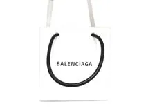 BALENCIAGA　バレンシアガ　バッグ　ショッピングトートバッグ XXS　 ホワイト　カーフ　572411【460】2143700116874